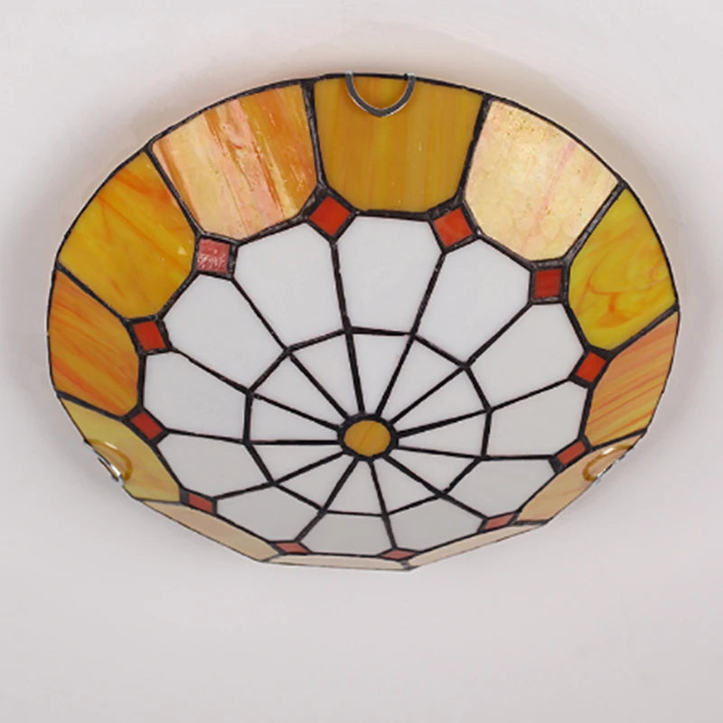Europese tiffany moderne plafondlamp