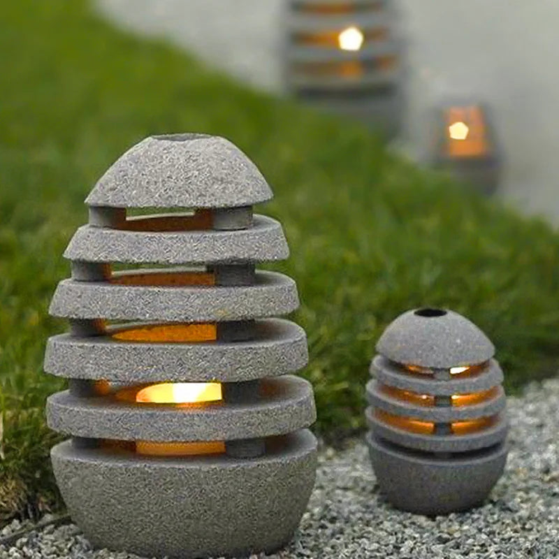 Lampe de jardin de villa d'extérieur de style japonais LUXEY