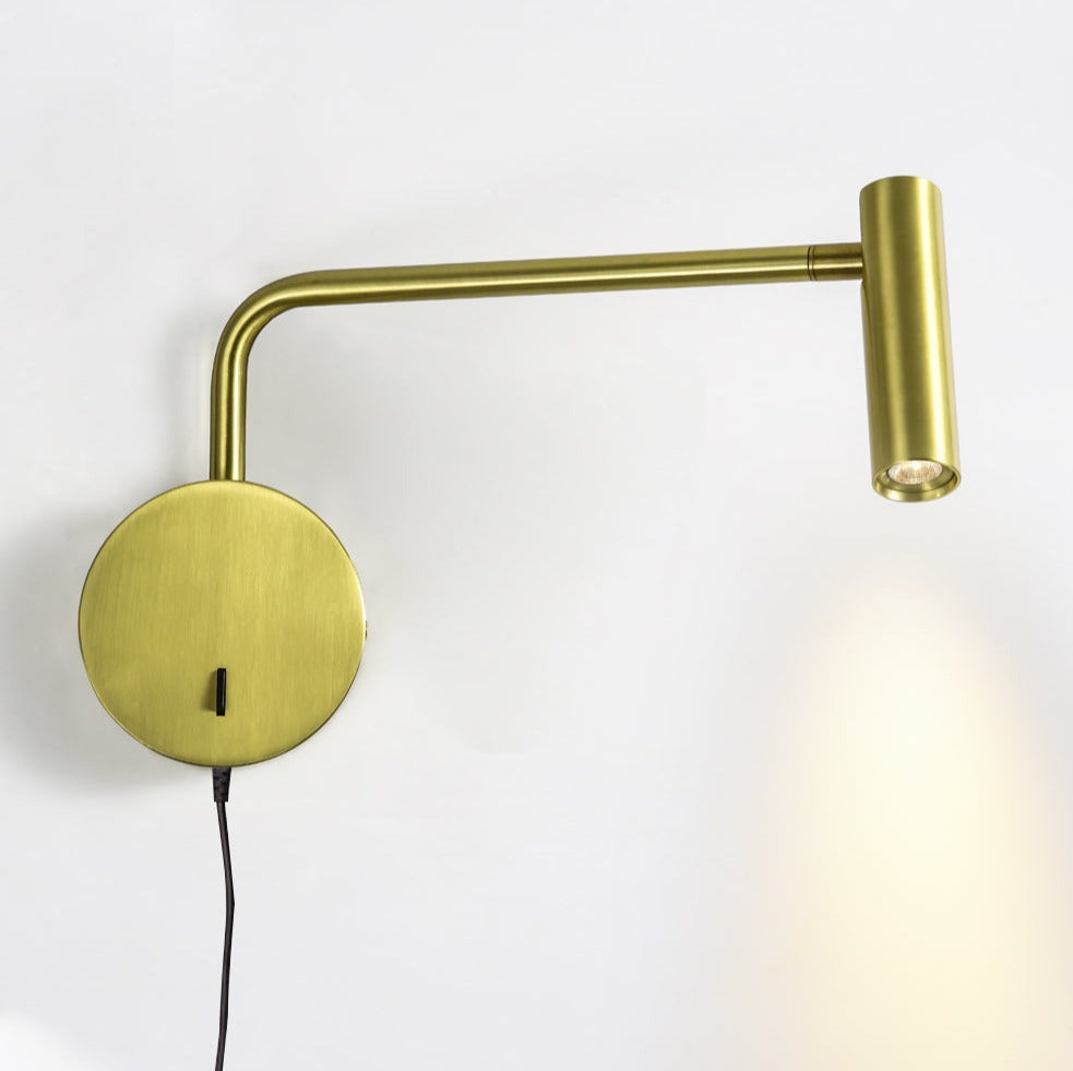 Lampe murale de chevet avec prise