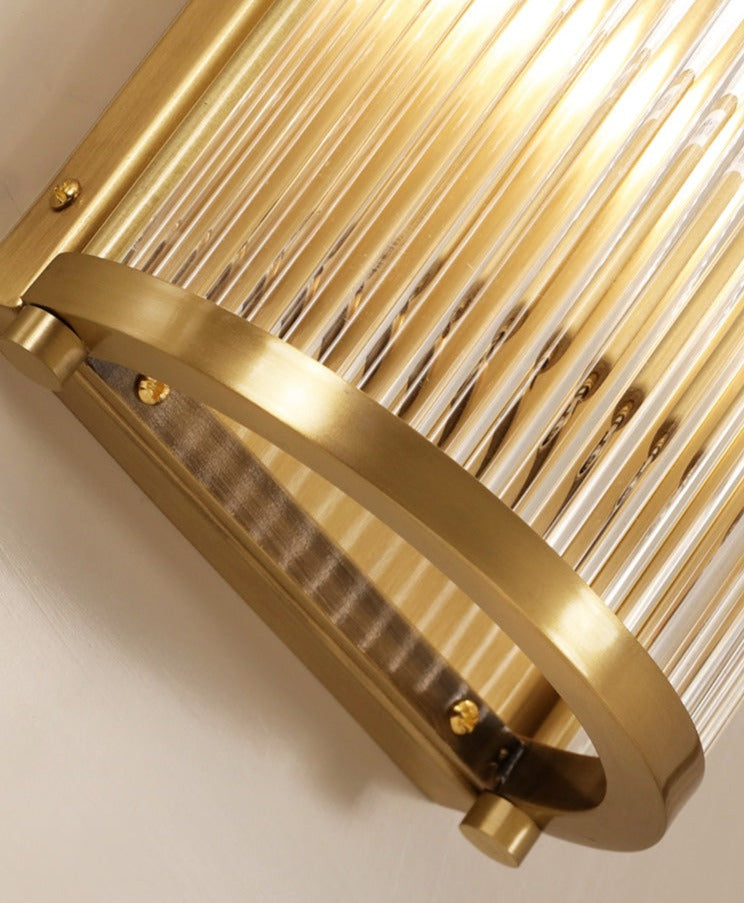 Contemporary Copper Plated Wall Light