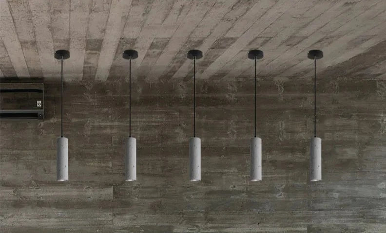 Modern pendellampa i sten