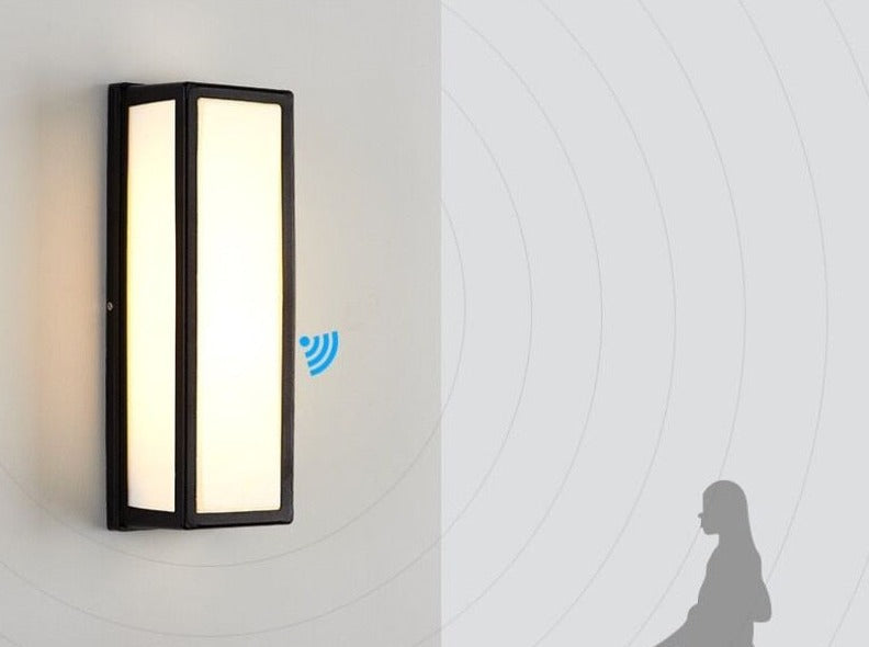 Wand Geleid Licht Buiten Waterdicht met Bewegingssensor