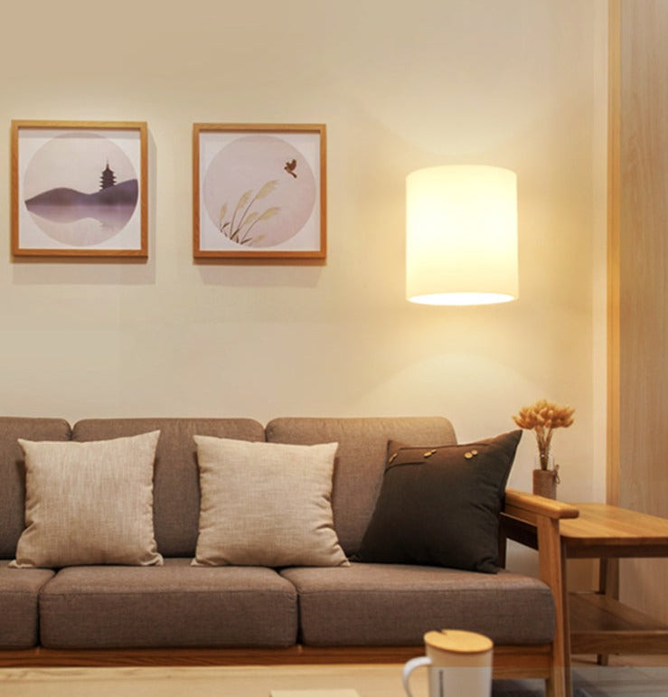 Lampe murale moderne en bois à diodes électroluminescentes