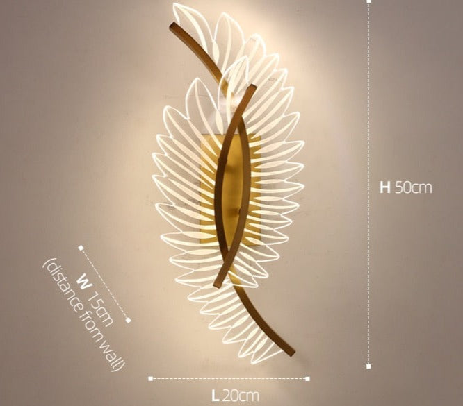 Applique Golden Wings
