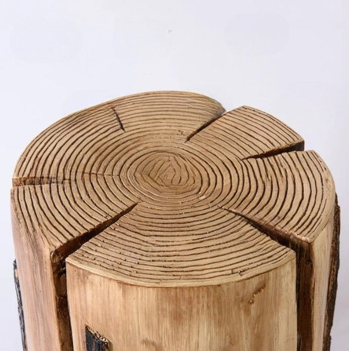 Lampe imitation souche d'arbre LUXEMENT créative