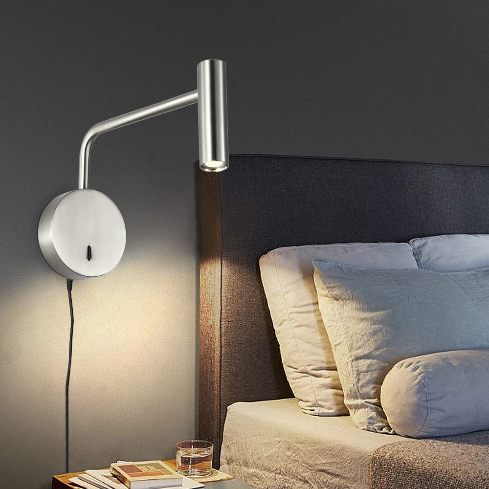 Lampe murale de chevet avec prise