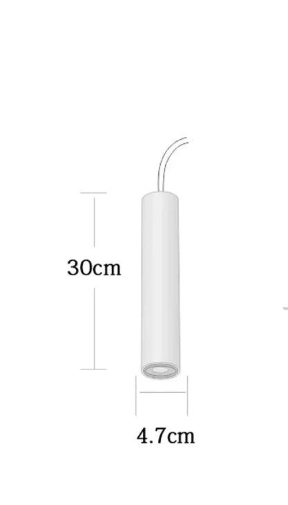 Lámpara colgante de cocina moderna de madera oscura