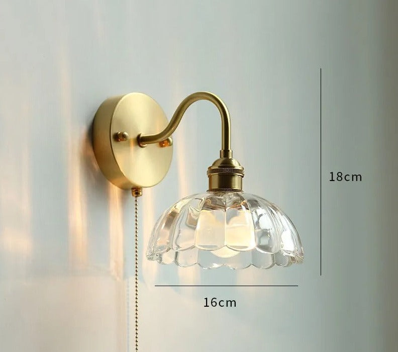 Scandinavische keramische wandlamp