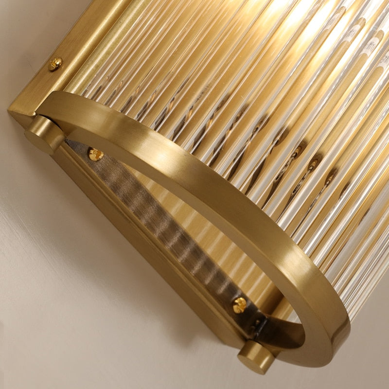 Contemporary Copper Plated Wall Light