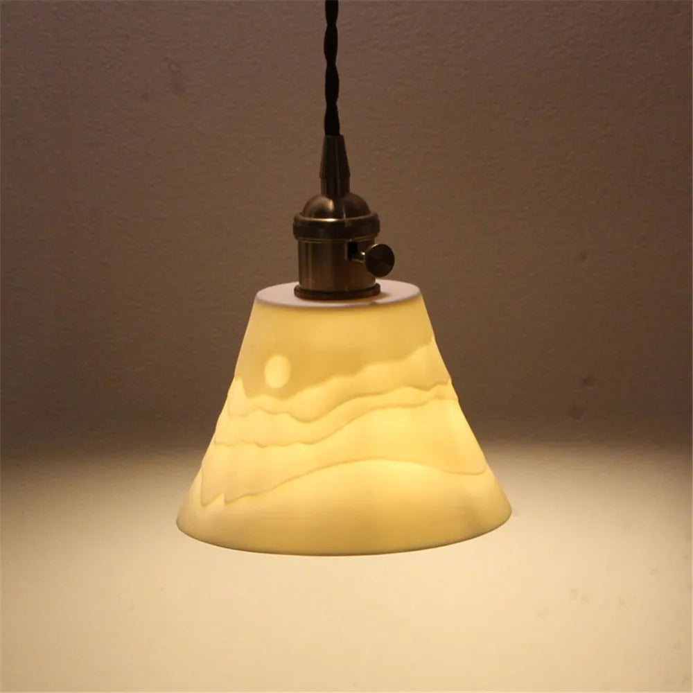 Kitchen ceramic pendant light
