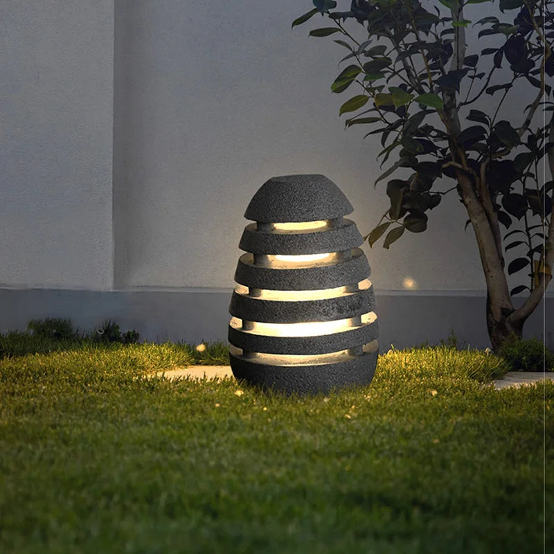 Lampe de jardin de villa d'extérieur de style japonais LUXEY