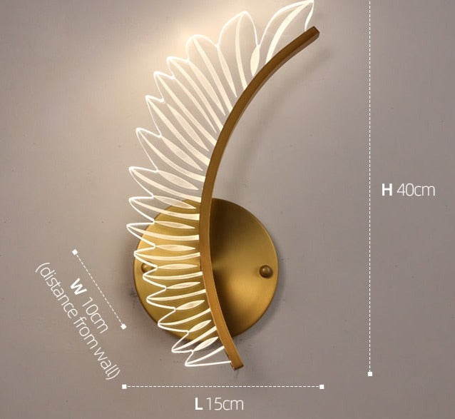 Applique Golden Wings
