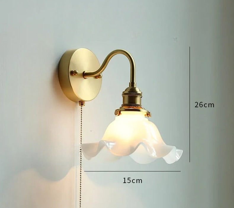 Scandinavische keramische wandlamp