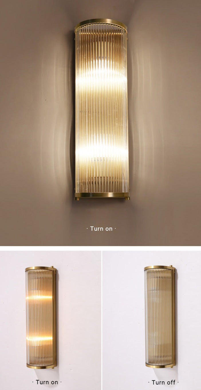 Contemporary Copper Plated Wall Light