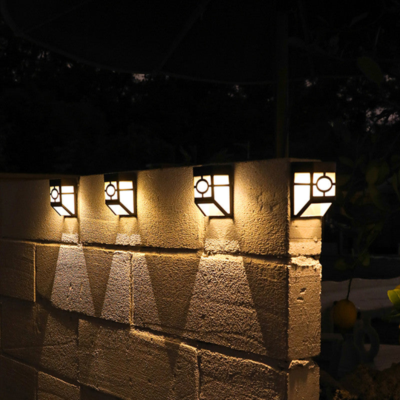 Japanese Solar Outdoor Wall Light