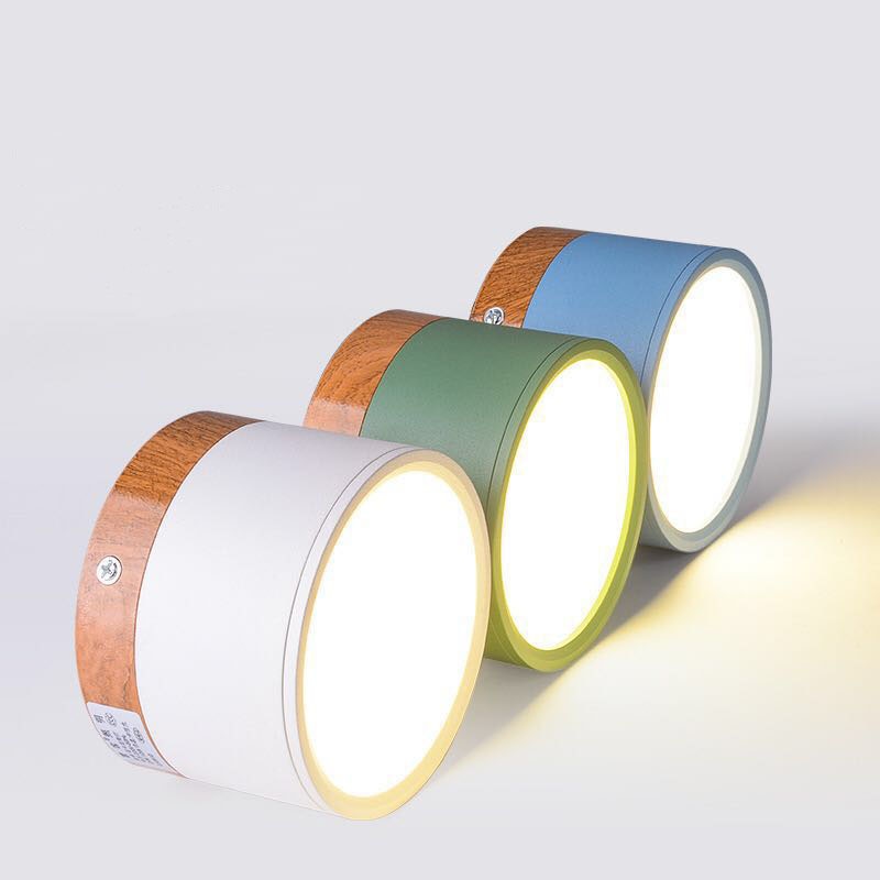 Plafonnier moderne nordique à diodes électroluminescentes
