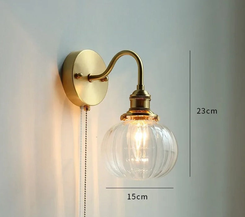 Scandinavische keramische wandlamp