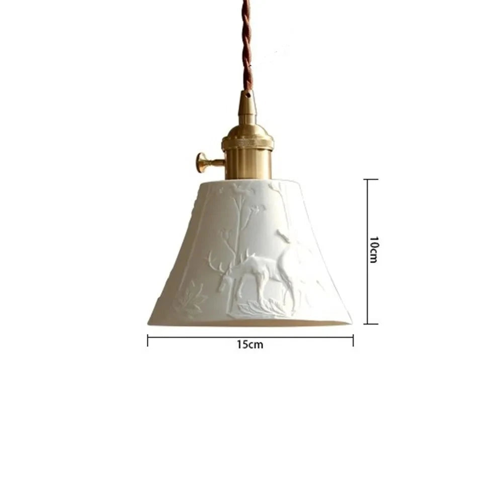 Kitchen ceramic pendant light