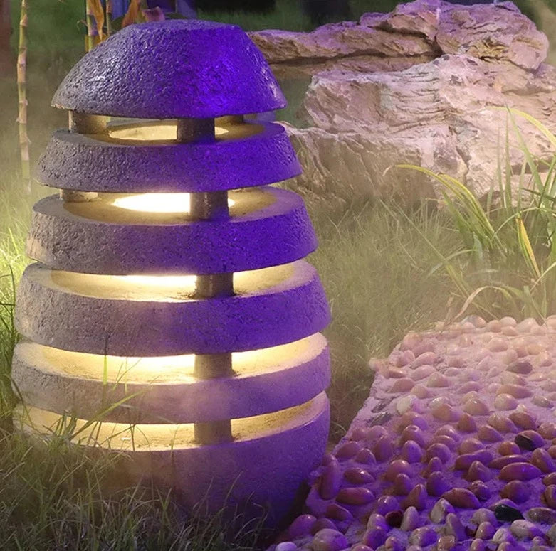 Lampe de jardin de villa d'extérieur de style japonais LUXEY