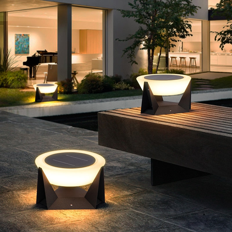 LXL Round Solar Light