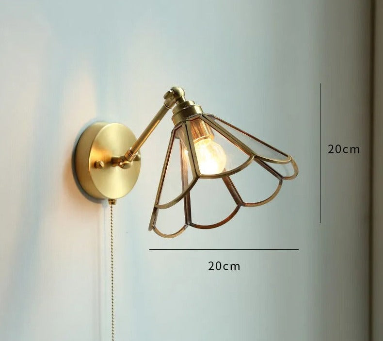 Scandinavische keramische wandlamp