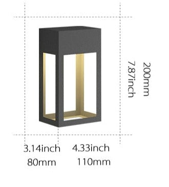 Waterdicht Modern Portiek Geleid Licht