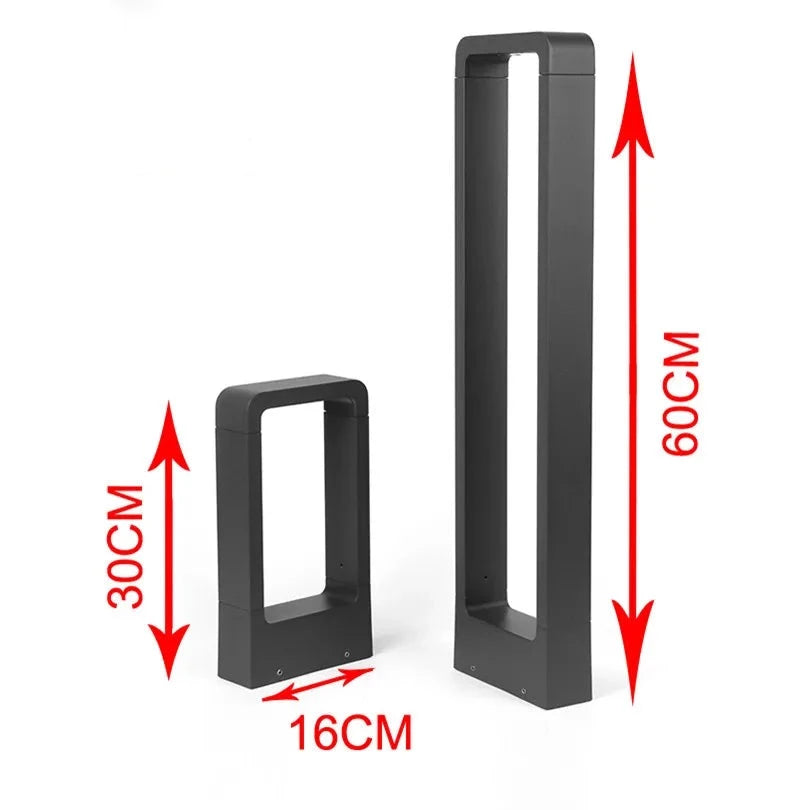 Lampe étanche pour pelouse