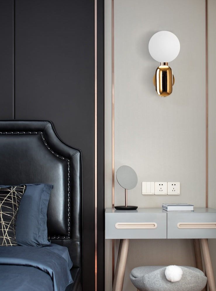 Minimalistische Gouden Wandlamp