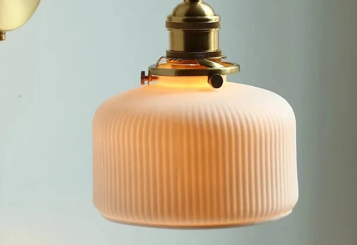 Scandinavische keramische wandlamp