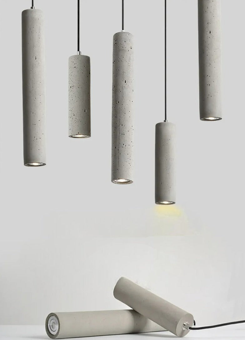 Modern pendellampa i sten