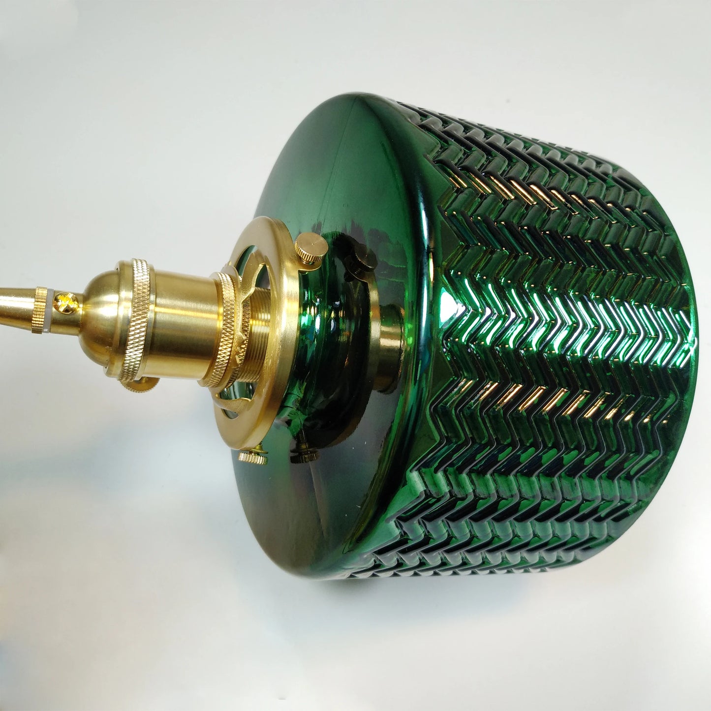 Green glass pendant