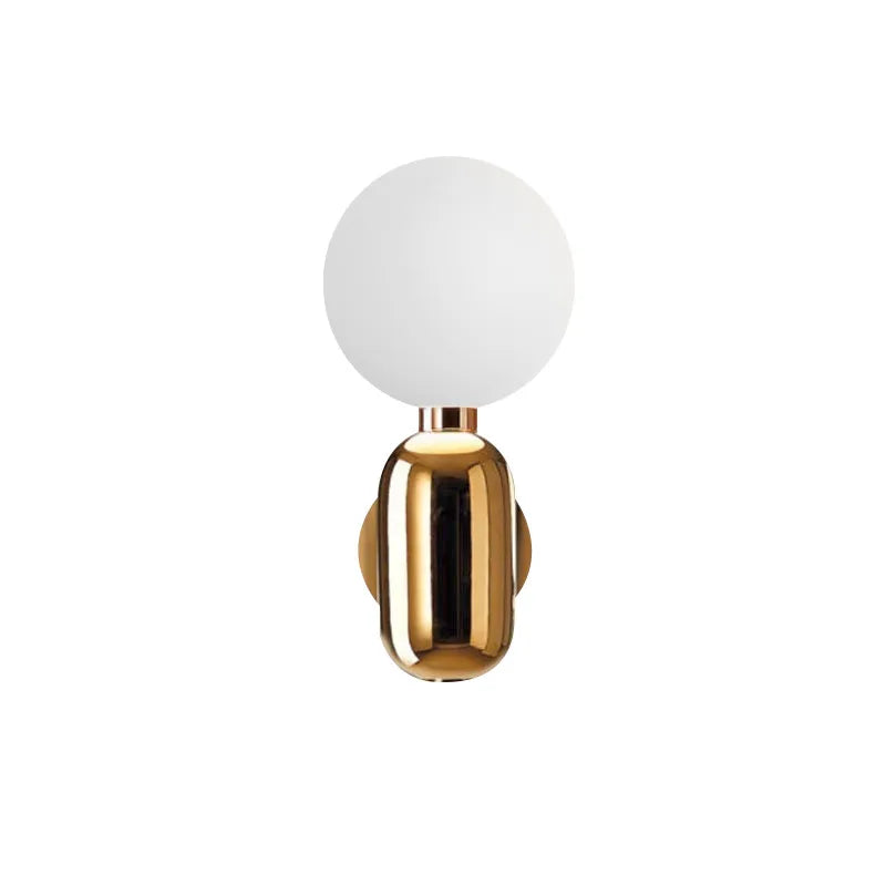 Minimalistische Gouden Wandlamp