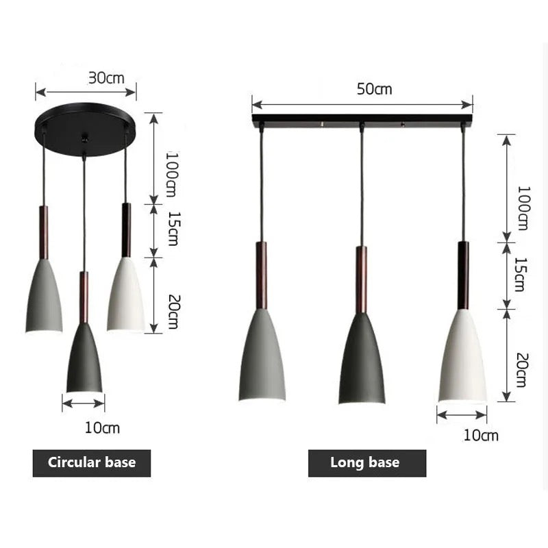 Set Deense Eetkamer Hanglamp