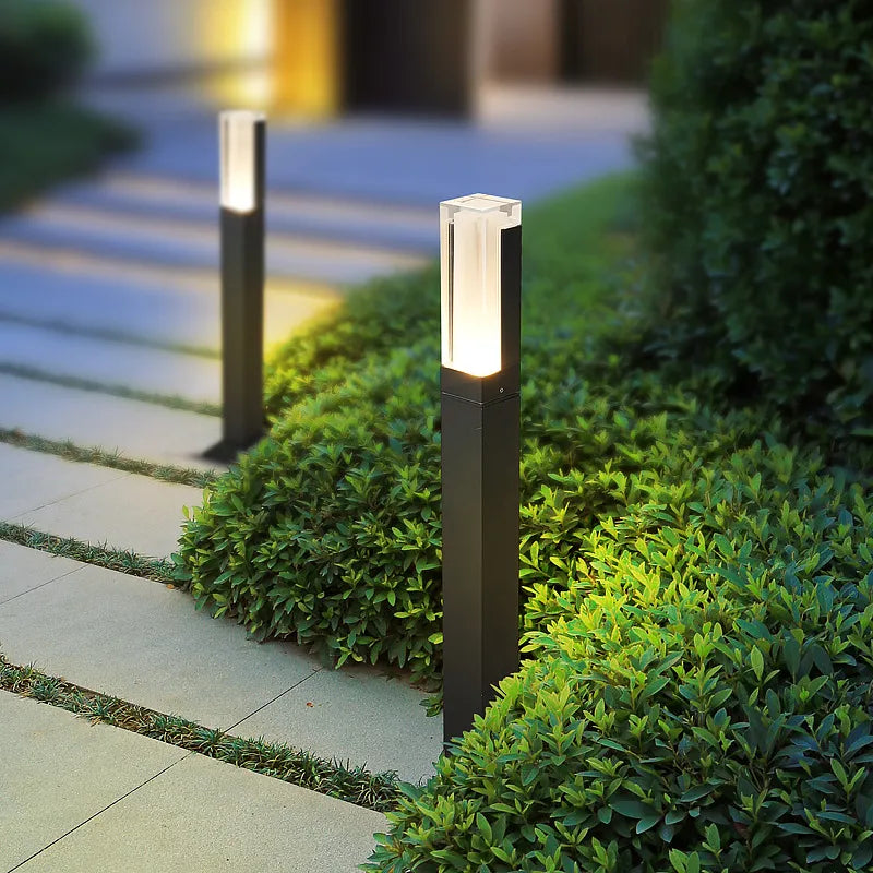 Pilier d'éclairage extérieur pour le jardin