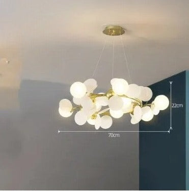LUXE moderne glazen hanglamp met druivendesign
