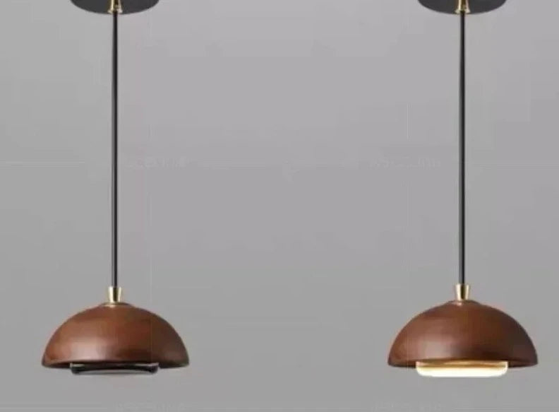 LUXE nordic led-houten hanglamp voor kookeiland