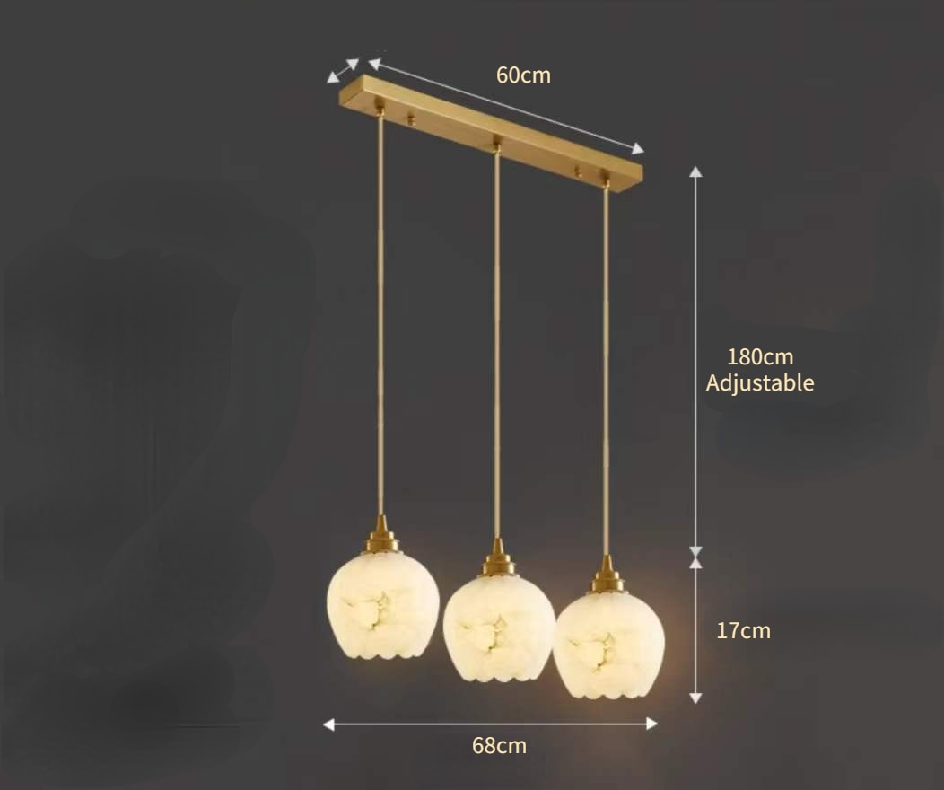 Wabi-Sabi marmor taklampa