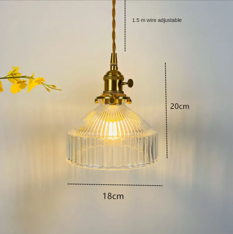 Glass Bedroom Pendant