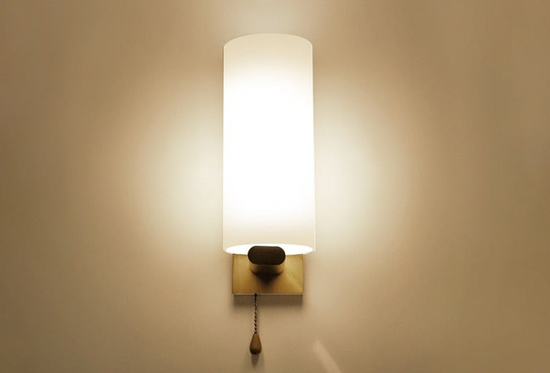 Lampe murale moderne en bois à diodes électroluminescentes