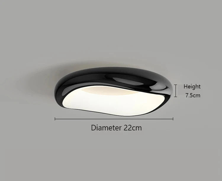 Moderna lampada da soffitto in stile crema