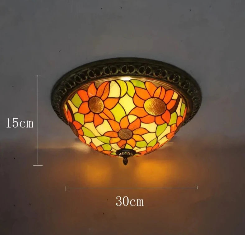 Tiffany vintage plafondlamp