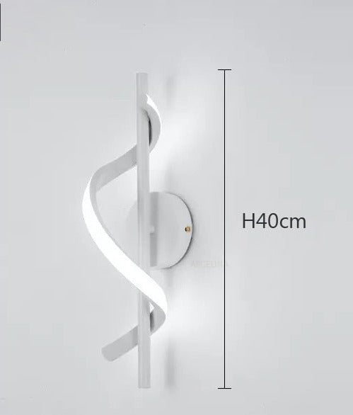 Moderne Spiraal Led Wandlamp