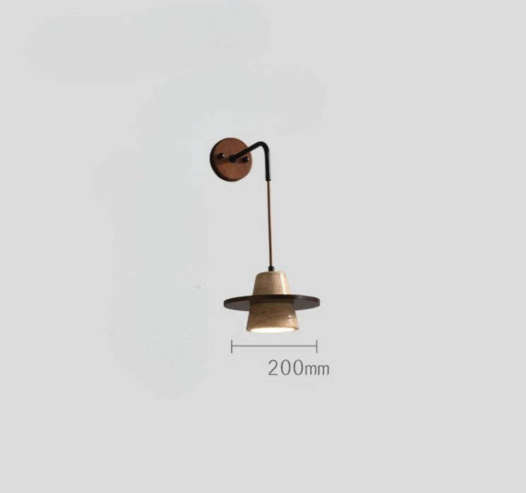 LUXE Travertijn stenen LED hanglamp