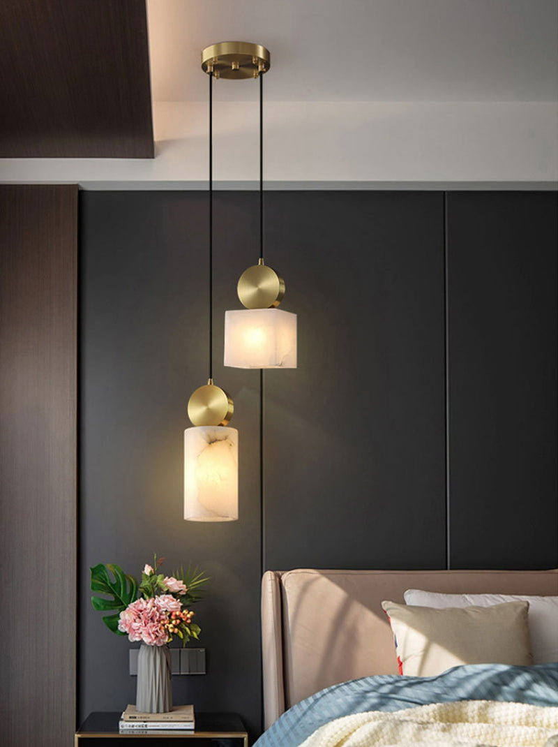 Wabi-Sabi marmor taklampa