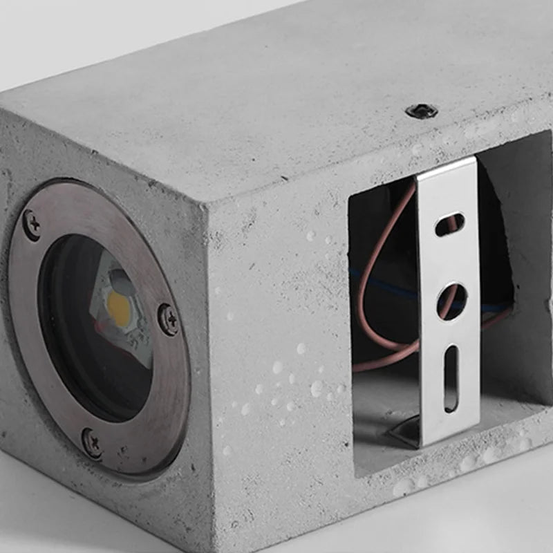 IP65 vägglampa för utomhusbruk i cement