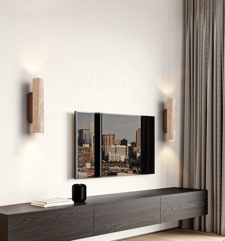 Lampe murale japonaise Wabi-Sabi