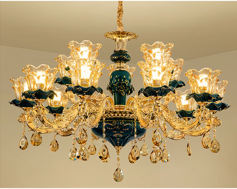 Lustre en céramique vintage