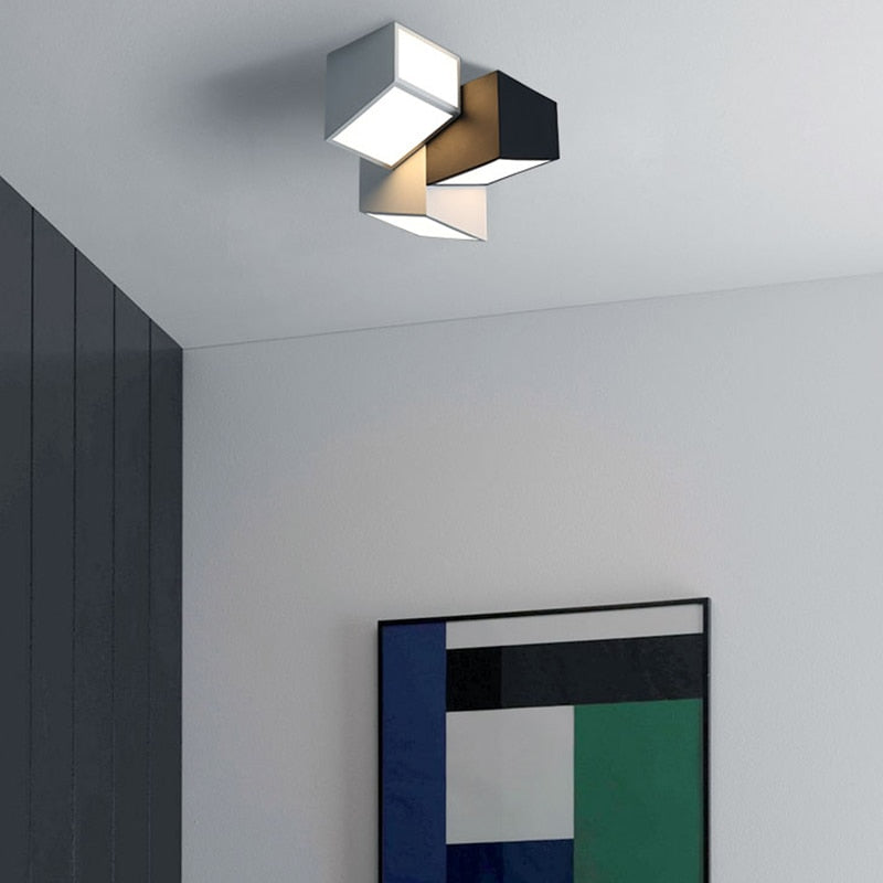 Moderne geometrische Kunst Kronleuchter Leuchten