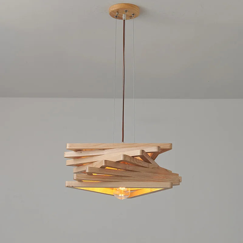 Lámpara colgante de diseño artístico Wabi sabi