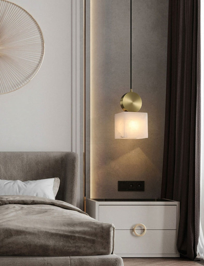 Wabi-Sabi marmor taklampa